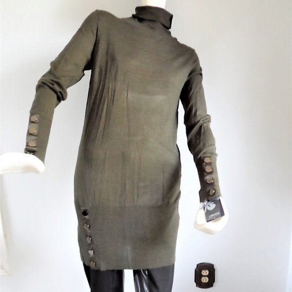 ORWELL KNIT  DRESSES/ 70% SILK, 15% COTTON,15%CASHMERE NWT - Picture 1 of 1